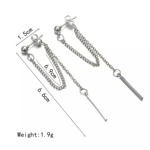 Silver Earrings NWT - Picture 3 of 6